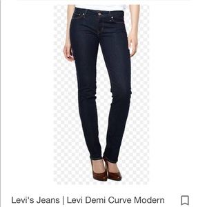 Levi’s modern rise straight Demi curve 27